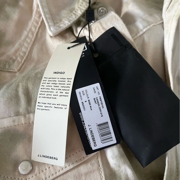 J.Lindeberg Women’s Green and Tan Shirt Jacket​ - Picture 2 of 6